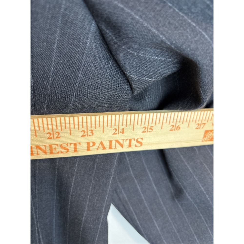 Vtg Brooks Brothers Brooksease Pinstripe Navy 100% Wool Blazer Jacket 50 R USA - Picture 13 of 13
